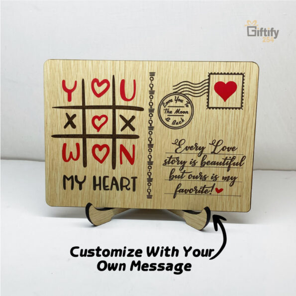 engraved love plaque