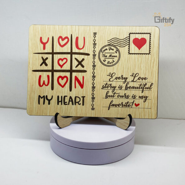 engraved love plaque